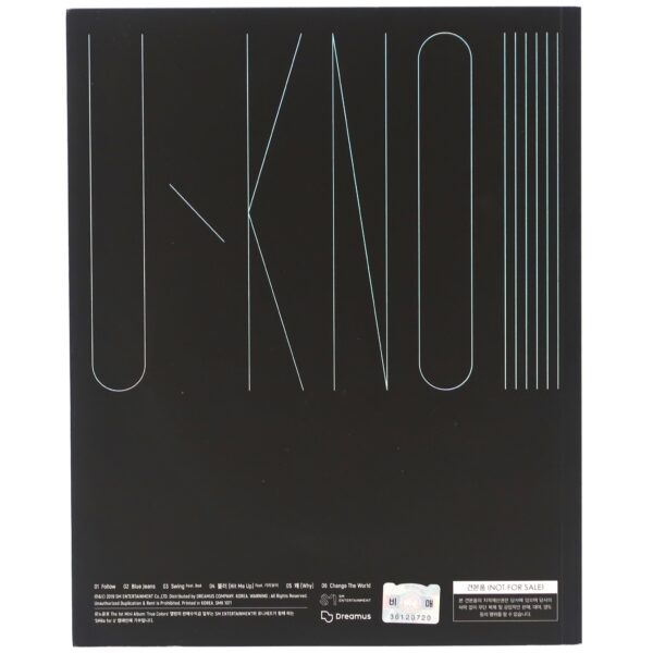 IMG_0757 U-Know - True Colors 1st Mini Album Signed + Message CD Promo K-Pop 2018 TVXQ