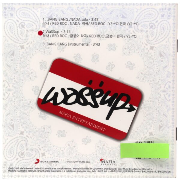 IMG_1339 Wassup - Bang Bang CD Single Album Promo 2013 K-Pop Korea Girl Group Wa$$up