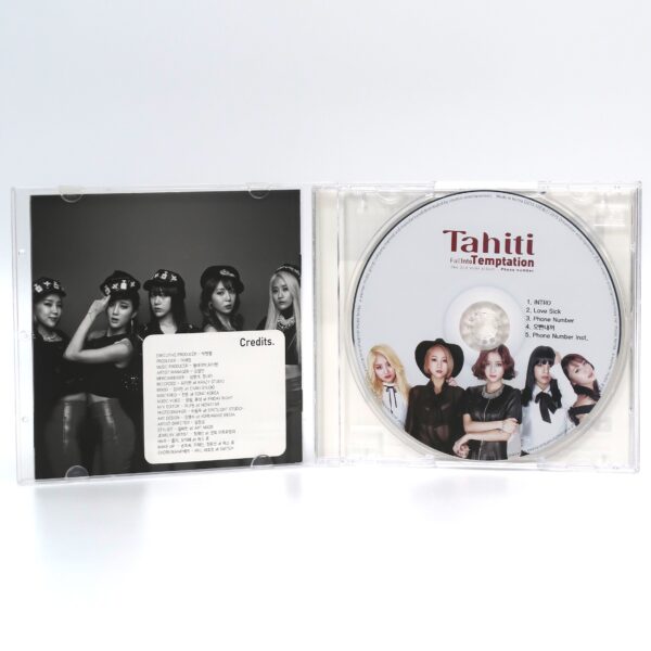 IMG_1497 Tahiti - Fall Into Temptation / Phone Number CD Single Album Promo K-Pop 2015