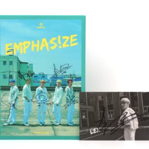 Bigflo - Emphas!ze Signed CD + Lex Signed Postcard Promo Album 2018 Emphasize