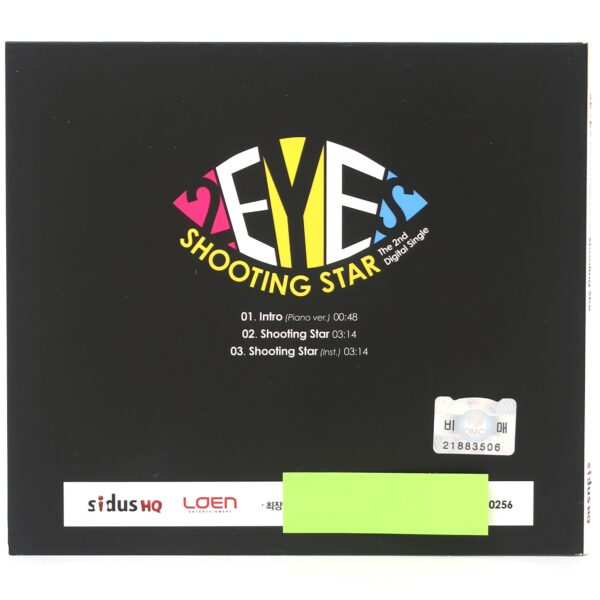 IMG_2437 2Eyes - Shooting Star CD Single Album Promo K-Pop 2013