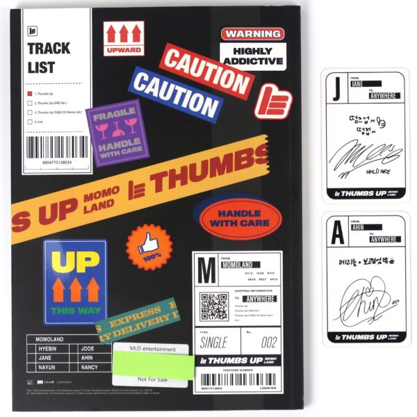 IMG_2467 Momoland - Thumbs Up CD Single Album Ahin & Jane PCs Promo K-Pop 2019