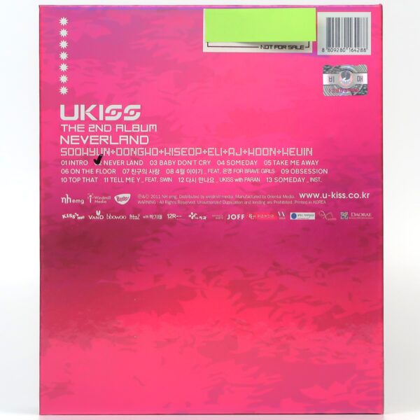 IMG_2528 Ukiss - Neverland CD 2nd Album Promo K-Pop 2011