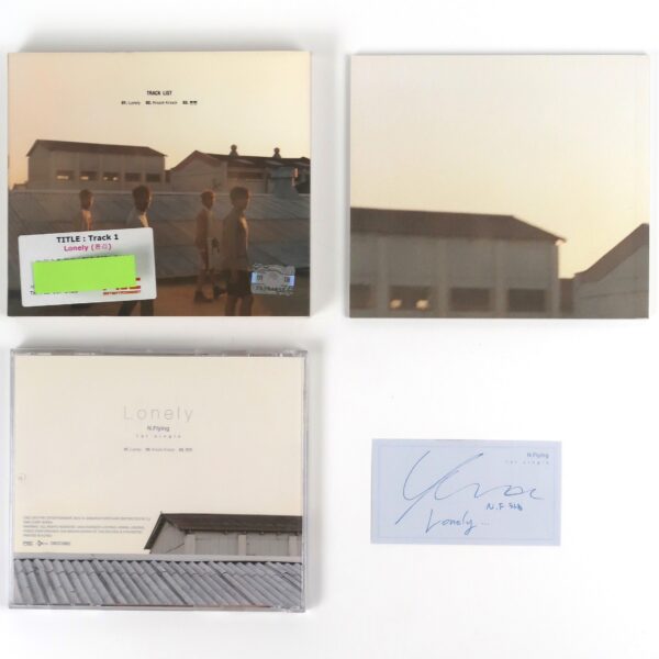 IMG_2546 N.Flying - Lonely CD 1st Single Album Promo + Chahun Photocard K-Pop 2015