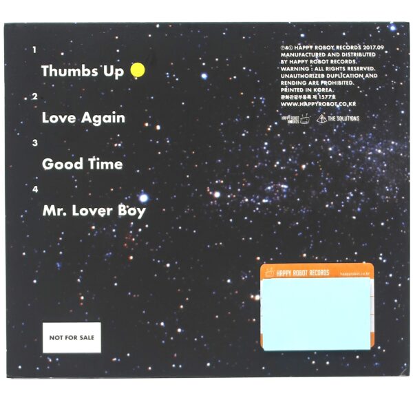 IMG_2860 The Solutions - Thumbs Up CD EP Album Promo Indie K-Pop 2017 Happy Robot