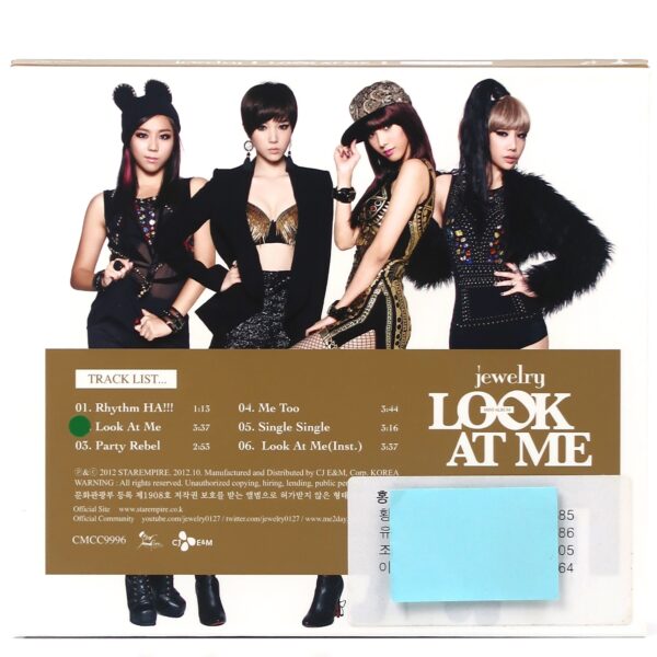 IMG_2866 Jewelry - Look At Me Mini Album CD Promo K-Pop 2012