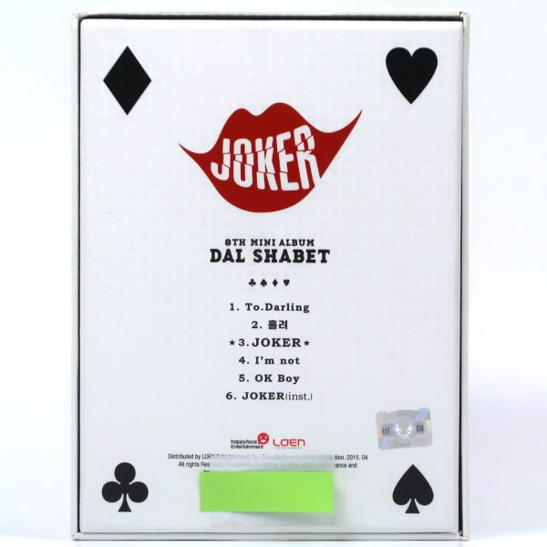 Dal Shabet - Joker Is Alive CD Mini Album Promo + Ah Young Photocards 2015 K-pop