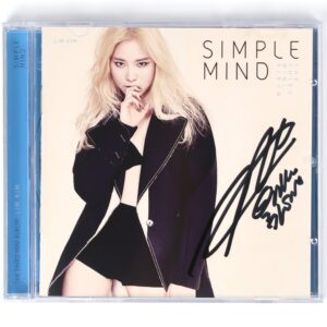 Lim Kim - Simple Mind Signed Autographed CD Album Promo Jewel Case 2015