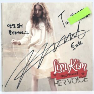 Lim Kim - Her Voice Signed Autographed CD Promo Album 2013 Togeworl