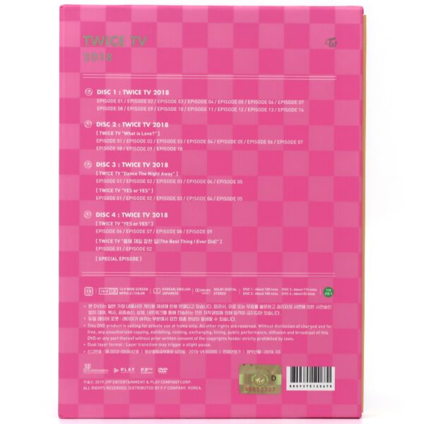 IMG_3404 Twice TV 2018 DVD + Photocards Set K-Pop
