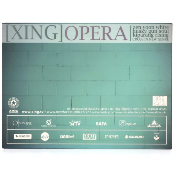 IMG_3611 Xing Opera - Memorize Single Album Promo CD K-Pop 2008 Rare