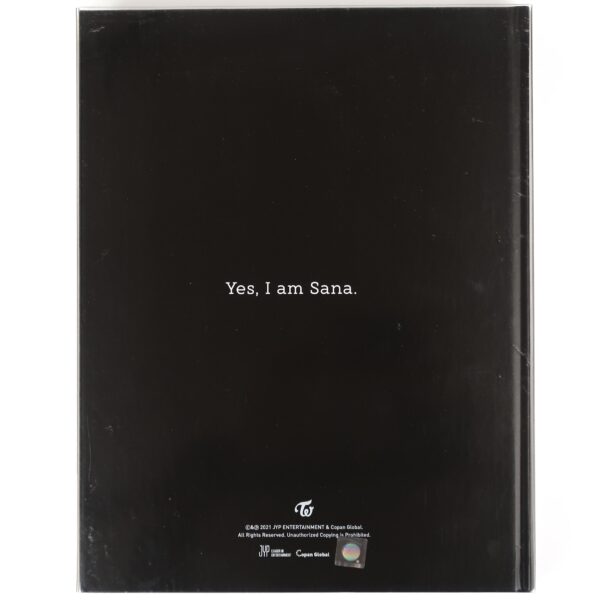 IMG_4145 Twice Yes, I am Sana 1st Photobook Black Version + Postcards + Photocards 2021