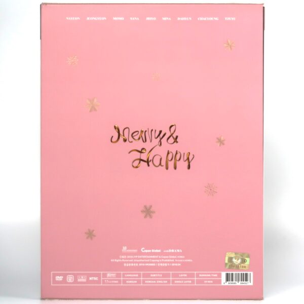 Twice - Merry & Happy Monograph Photobook + DVD + Photocards 2018