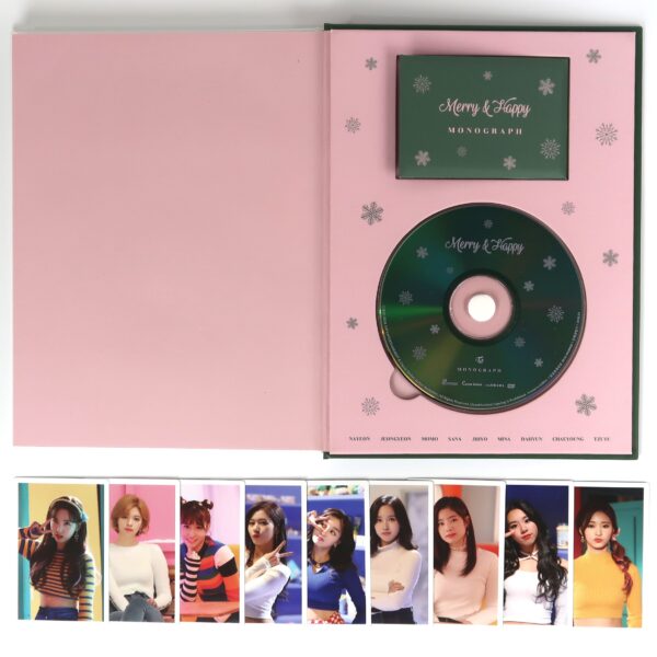 Twice - Merry & Happy Monograph Photobook + DVD + Photocards 2018