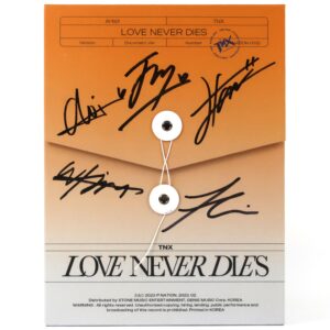 TNX - Love Never Dies Signed Autographed CD Mini Album Promo 2023 K-Pop