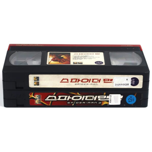 Spider-Man (2002) + Spider-Man 2 (2004) Korean VHS Set [NTSC] Korea Sam Raimi