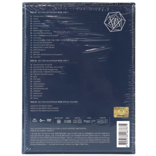 IMG_5149 Vixx - Live Fantasia Daydream DVD Set Korea 2017 K-Pop