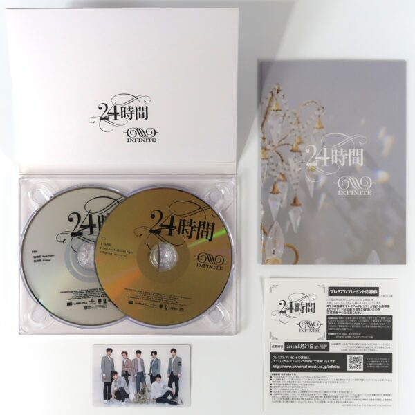 IMG_5161 Infinite - 24 Hours CD + DVD Set Album Japan K-Pop 2015