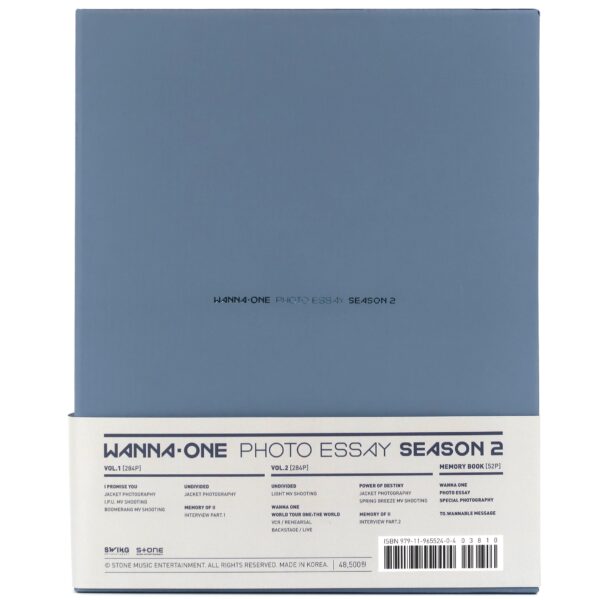 IMG_5368 Wanna One Photo Essay Season 2 Photobook Set