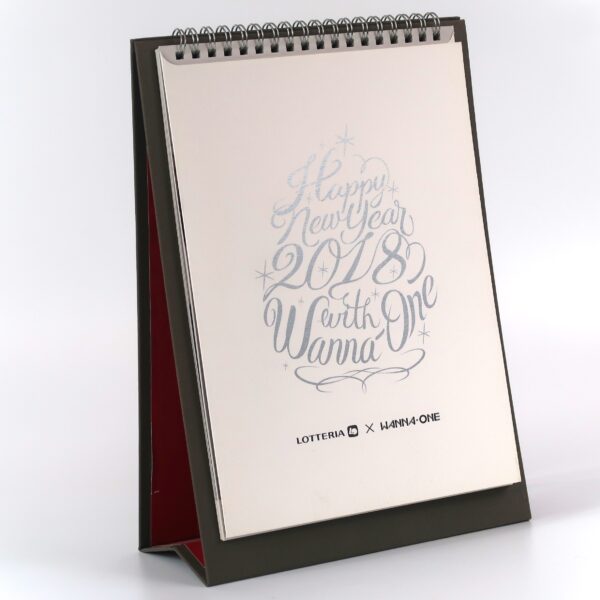 IMG_5421 Lotteria x Wanna One 2018 Desk Calendar K-Pop