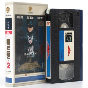 Batman Returns (1992) Korean VHS Retail [NTSC] Korea Tim Burton Michael Keaton