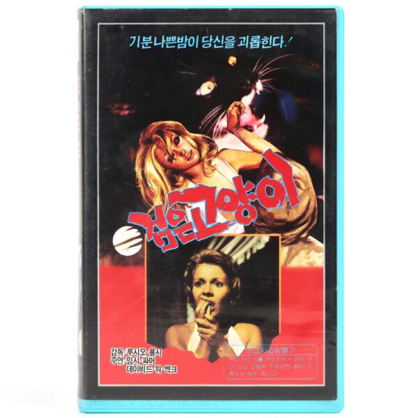 The Black Cat (1981) Korean VHS Rental [NTSC] Korea Horror Gatto Nero Fulci