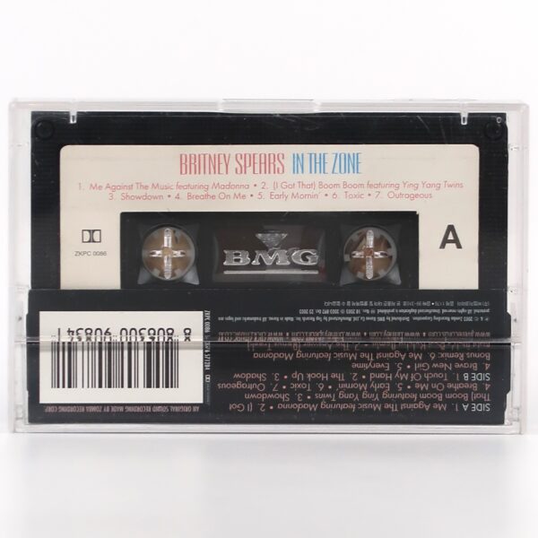 IMG_6232 Britney Spears - In The Zone Korean Cassette Tape Album Korea