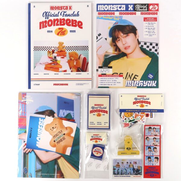 IMG_6610 Monsta X Official Fanclub Monbebe 7th Fanclub Goods Set