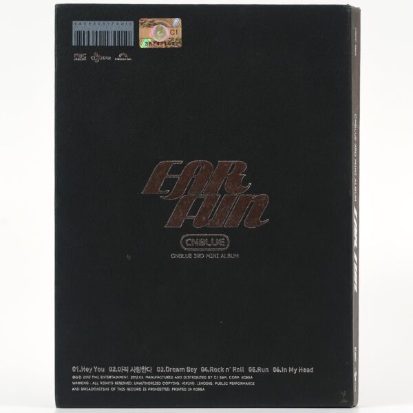 CNBlue - Ear Fun Signed Autographed CD 3rd Mini Album 2012