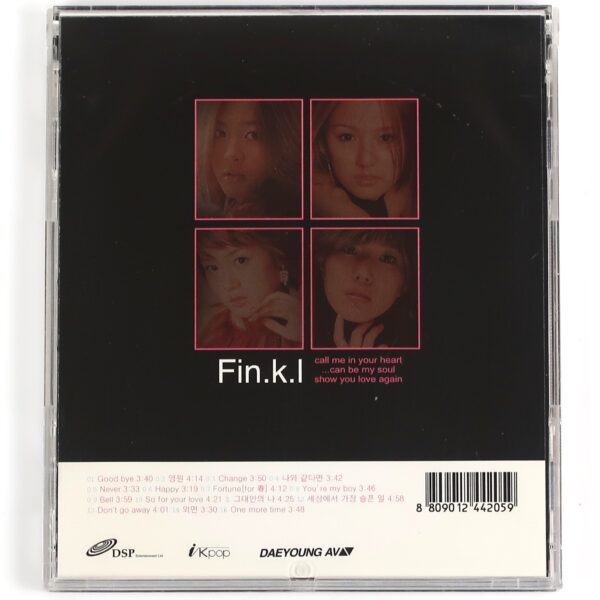 Fin.k.l - Forever 4th Album CD [no slipcase] 2002 K-Pop Finkl
