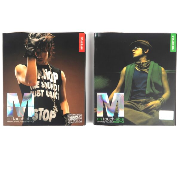 Minwoo - Un-touch-able CD Set Freestyle + Mystyle Ver. Shinhwa Lee Min Woo M
