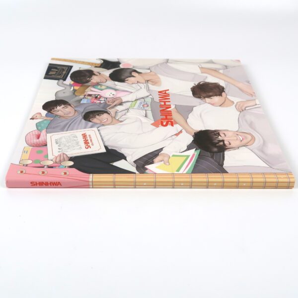 IMG_6808 Shinhwa Coloring Book + Accordion Postcard Set
