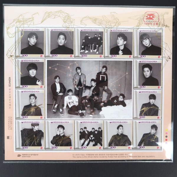 Shinhwa Constellation Stamps+ Postcards Set Korean Stamp Korea New