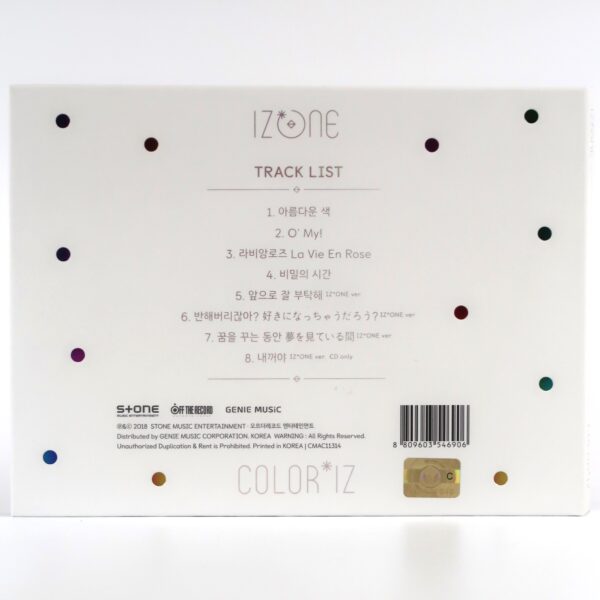 IMG_6939 IZ*ONE - Color*iz Color Ver. Album CD Hitomi Disc Yena/Chaewon PC Izone Coloriz