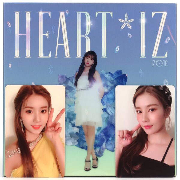 IMG_6951 IZ*ONE - Heart*Iz Sapphire Yuri Ver. Album CD Eunbi Photocards Izone Heartiz