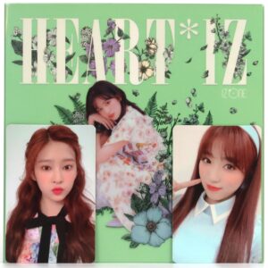IMG_6967 IZ*ONE - Heart*Iz Violeta Yujin Ver. Album CD Minju + Nako PC Izone Heartiz