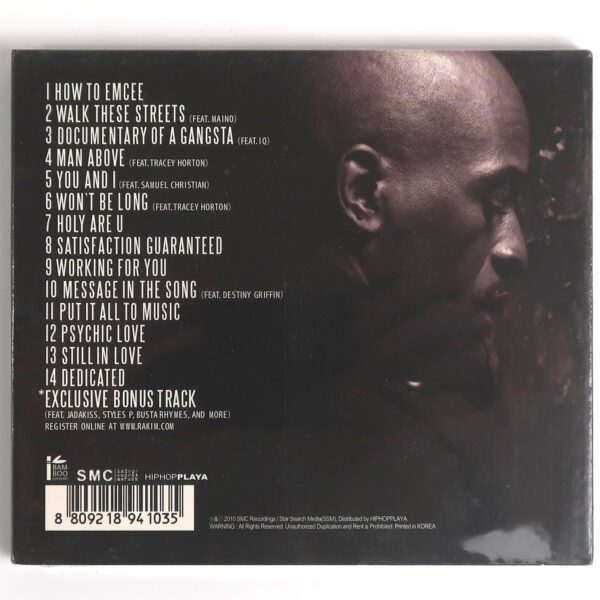 Rakim - The Seventh Seal Korean CD Factory Sealed Hype Sticker