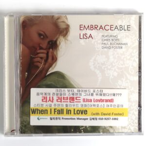 Lisa Lovbrand - Embraceable CD Album Korean Promo Korea