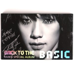 Rain - Back To The Basic Signed Autographed Album CD 2010 K-Pop Bi 비