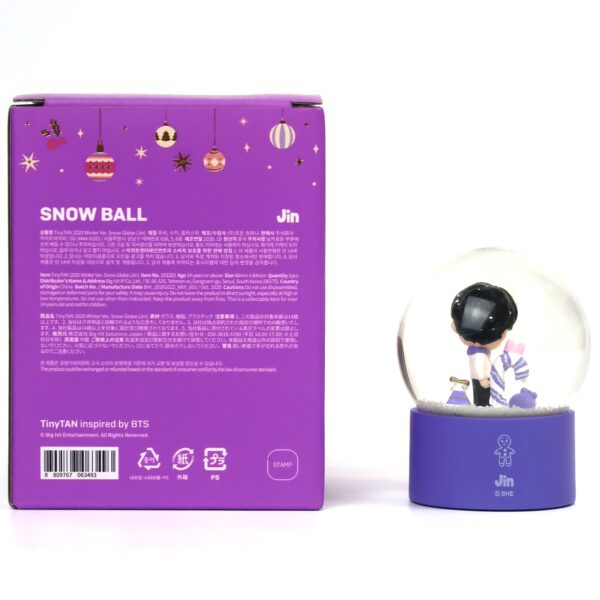 BTS TinyTAN Jin Snow Ball 2020 Official Goods Big Hit