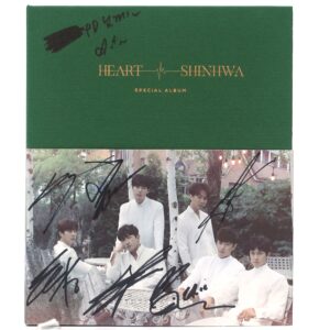 IMG_7850 Shinhwa - Heart Signed Autographed CD Special Album Promo 2018 K-Pop