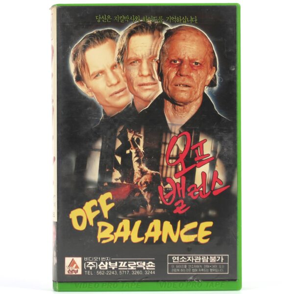 Off Balance (1987) Korean VHS [NTSC] Korea Phantom of Death Ruggero Deodato