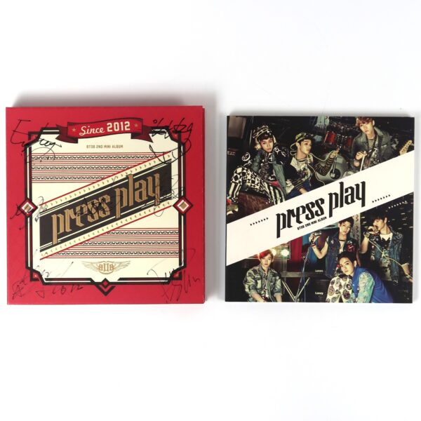 BTOB - Press Play Signed Autographed Mini Album CD Promo K-Pop 2012
