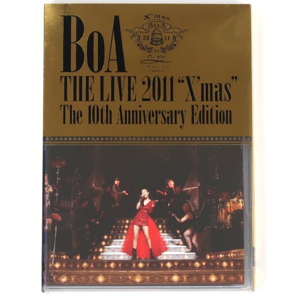 BoA - The Live 2011 X'mas The 10th Anniversary Edition DVD Japan K-Pop X-Mas
