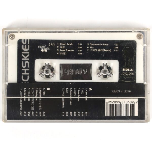 Sechskies - Com' Back Cassette Tape Album 90s K-Pop 1999