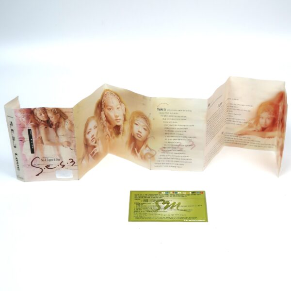S.E.S - Love Album Cassette Tape 90s K-Pop 1999 SM [damage, read]