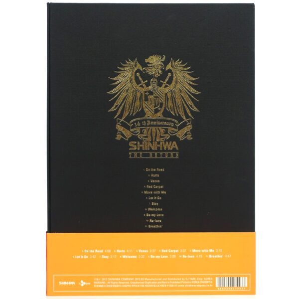 Shinhwa - The Return 14th Anniversary CD Album Set K-Pop 2012