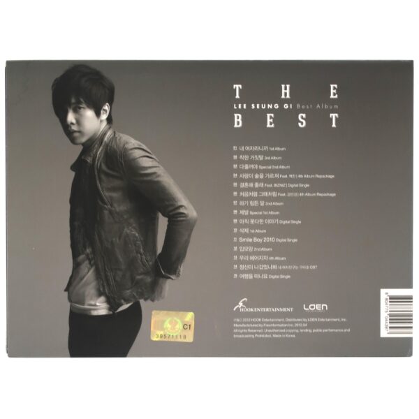 Lee Seung Gi - The Best Album CD K-Pop 2012
