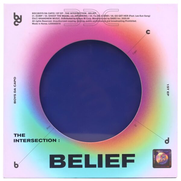 BDC - The Intersection: Belief Signed CD Album Promo K-Pop 2020 Boys Da Capo