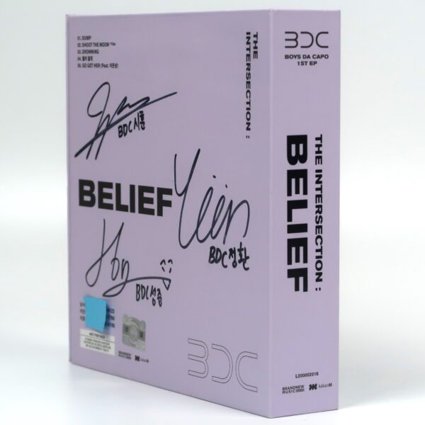 BDC - The Intersection: Belief Signed CD Album Promo K-Pop 2020 Boys Da Capo